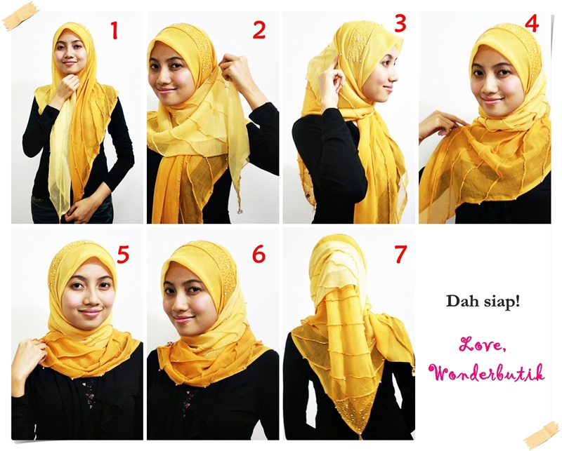 Tutorial Hijab Ala Malaysia