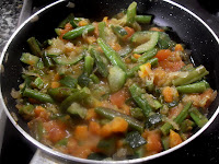 Sofrito de verduras.