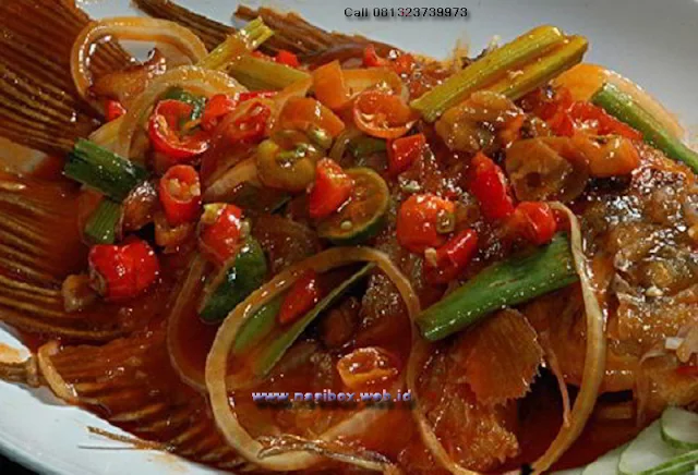 Resep ikan kakap siram saus asam manis nasi box walini ciwidey