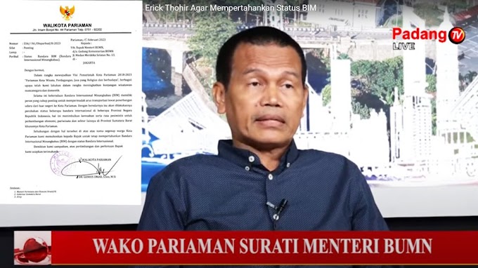 Wako Genius Umar Punya Andil Sebagai Kepala Daerah Pertama Yang Getol Pertahankan BIM Sebagai Bandara Internasional