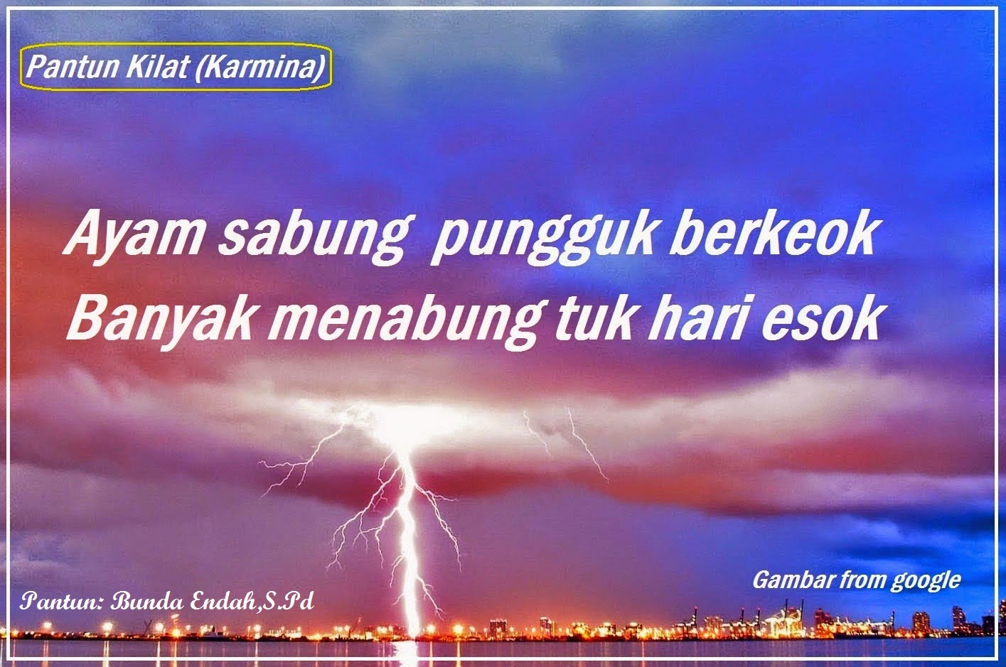 Contoh Pantun Motivasi - Contoh 193