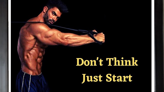 Sergi Constance Fitness Bodybuilder Quote Don't Think Just Start Wallpaper
