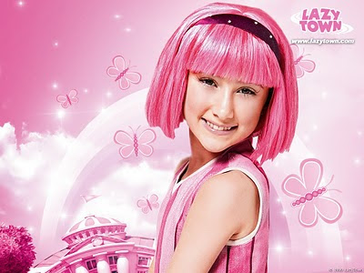 lazy town stephanie. DE STEPHANIE DE LAZY TOWN