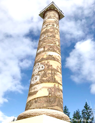 The Astoria Column in Oregon