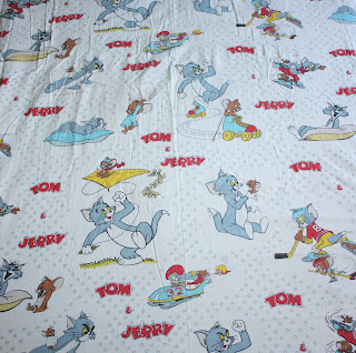 Vintage Tom & Jerry Flat bed sheet