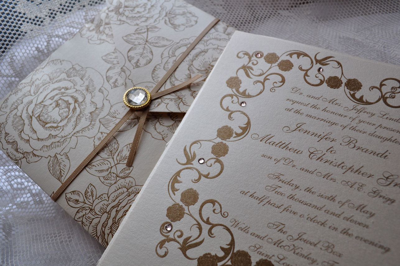 antique wedding invitations