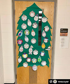 Teachers are so creative! This post is filled with photos teachers have sent of their math classrooms and of the Christmas math activities they used to decorate their classroom walls and classroom doors. There are ideas for decorating with fractions, for middle school and even creating a Christmas tree out of math pennants!