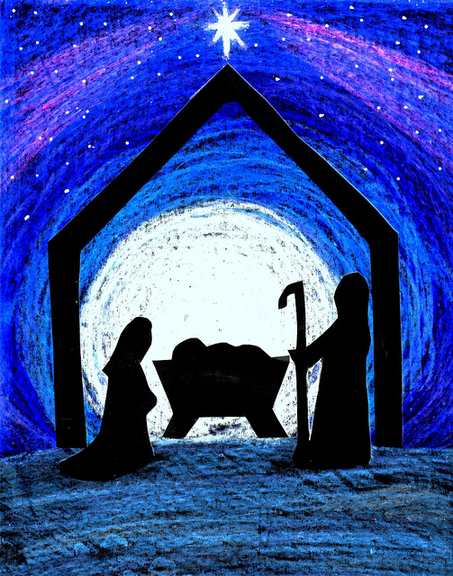 Nativity Silhouette Clip Art 072512» Vector Clip Art - Free Clipart ...