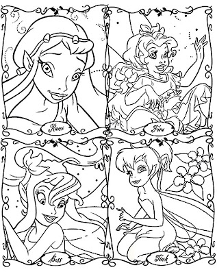 Disney Coloring Sheets on This Is A Disney Fairies  Pixie Hollow  Coloring Book Picture For You