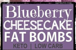 Easy Blueberry Cheesecake Fat Bombs (Keto & Low Carb)