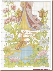 gheisha dolphin cat cross stitch