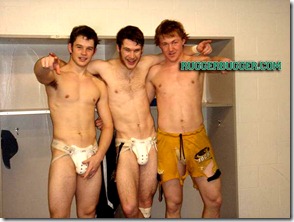 The sexiest sportsmen in the world display their packages and bare asses wearing nothing but jockstraps