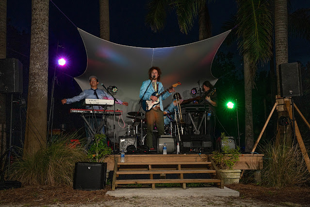 wedding band at Shadowood Farms wedding in Palm City Florida photo by Houghton Photography