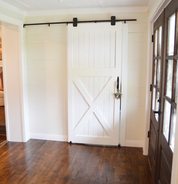 how to make a sliding barn door