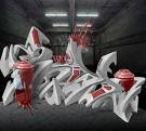 graffiti alphabet 3D