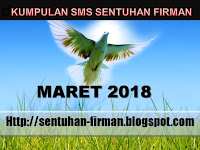 KUMPULAN SMS SENTUHAN FIRMAN BULAN: MARET 2018