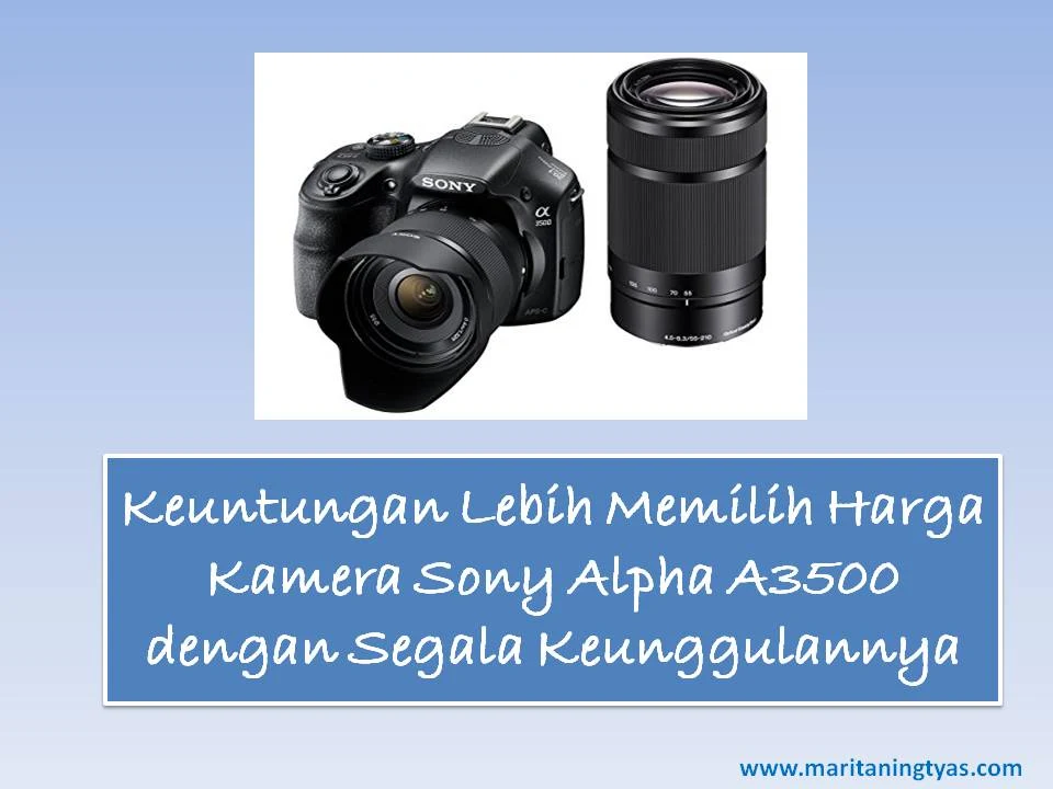 Kamera Sony Alpha A3500 Keren