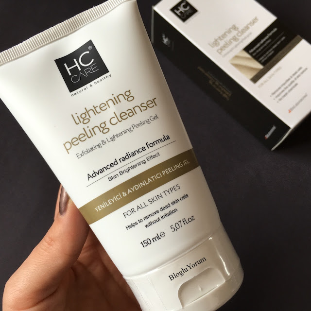 HC peeling cleanser cilt aydınlatıcı peeling jel 1