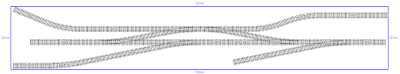 Hornby Shelf Layout Track Plan: Reduced Space Timesaver