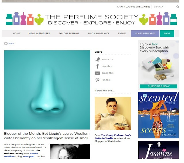 Perfume Society Blogger of the Month Giveaway!