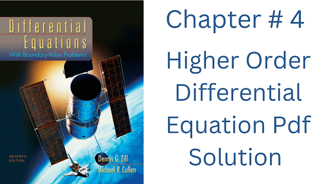 Higher Order Differential Equation  problem and solutions PDF