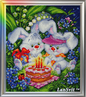 Cross-stitch LanSvіt D-005 "We are both happy"