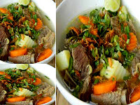 Resep Cara Membuat Sup Daging Kuah Gurih