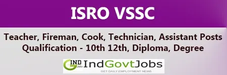 VSSC Jobs