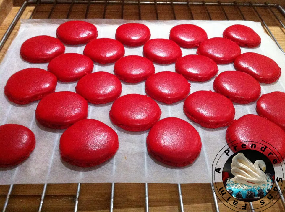 Macarons à la cerise