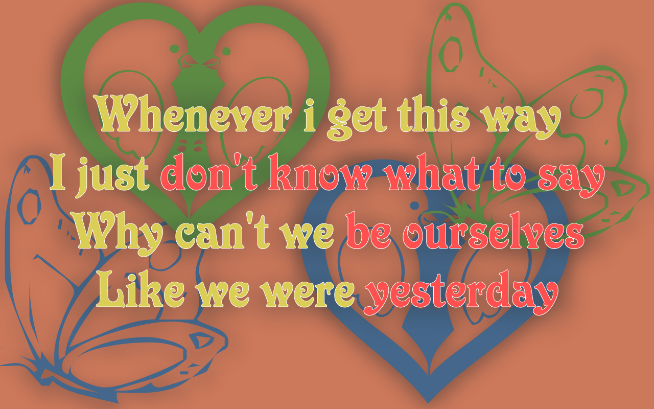 Song Lyric Quotes In Text Image: Bizarre Love Triangle - Frente Song
