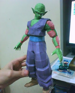 Dragon Ball Z, Piccolo Papercraft Model