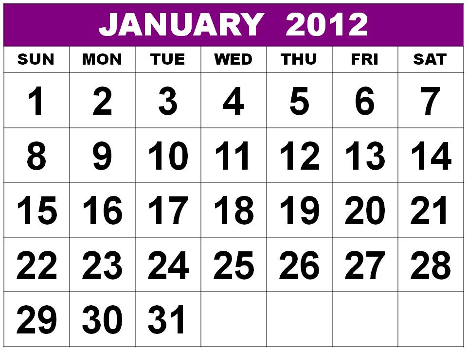 calendar 2012 printable. calendar 2012 printable