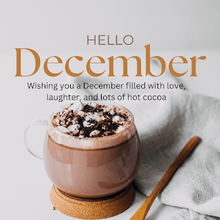 Image of Wishing you a December filled with love, laughter, and lots of hot cocoa