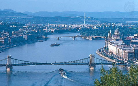 Danube River, in Budapest, Hungary