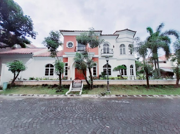 Rumah Mewah Luxury Vintage Eropa Tanah Luas dalam Perumahan Super Elite Cassagrande Ringroad Utara