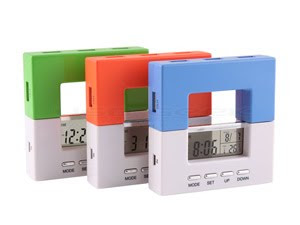 USB 2.0 4 Ports Hub with Alarm and Calendar