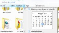 Aggiungere controlli cartella per selezione, filtri e ordine dei file (Windows)