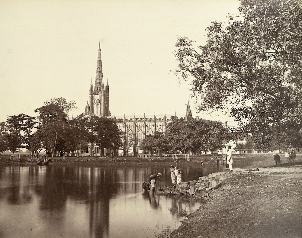 St Paul's Cathedral - Calcutta (Kolkata) 1865