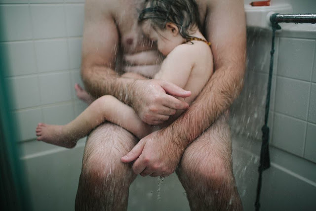 Mom Shared Photo of Husband and Son in the Shower and Got Bashed by Netizen. But The Story Behind the Photo Will Surely Make You Cry!