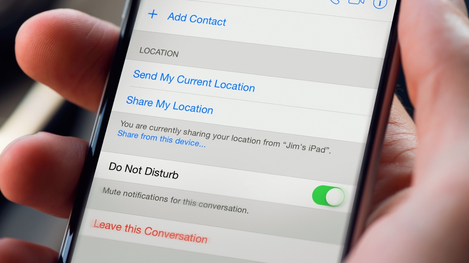 How to Mute or Leave Group Message on iPhone