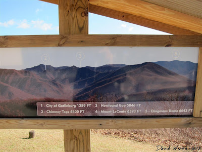 city of gatlinburg, newfound gap, chimney tops, mount leconte, clingmans dome