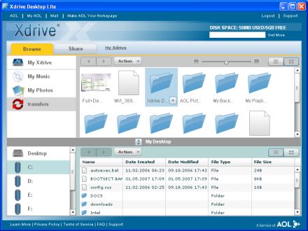Xdrive Desktop Lite