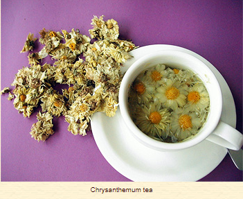 Chrysanthemum tea - Chinese Herbal Teas to Promote Sleep