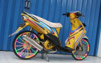 Modifikasi Warna Motor Metic yang cantik  Inspirasi Modif