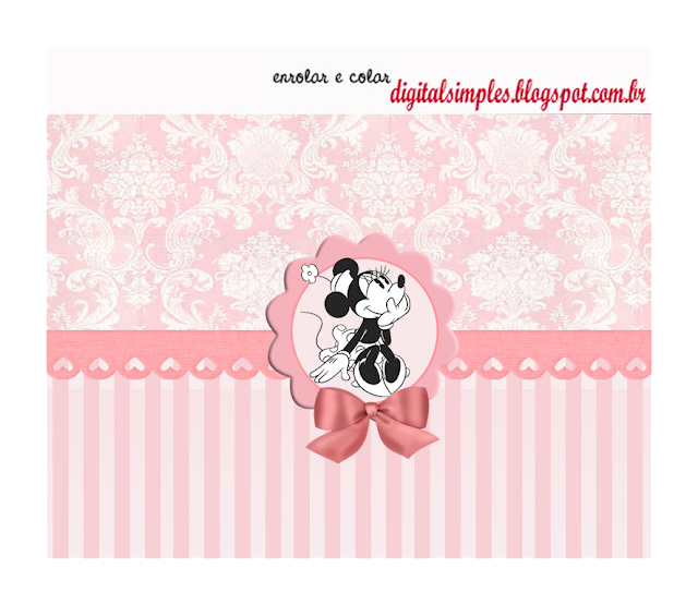 Minnie Vintage Free Printable Invitations, Labels or Cards.