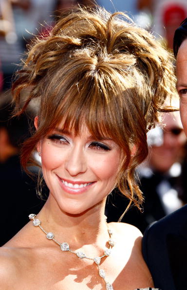 updo hairstyles for short hair. strands left loose. Casual