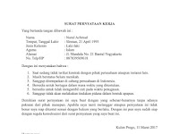 49+ contoh surat pernyataan bermaterai doc