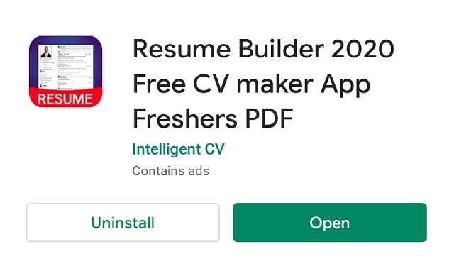 How to Make Resume in Mobile