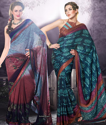 Party Wear Jacquard Saree Collection 