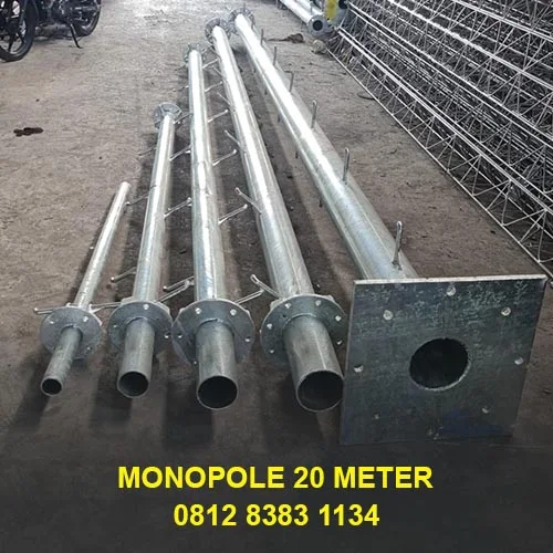Tiang monopole 20 meter